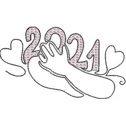 Stickdatei - Umarmung 2021